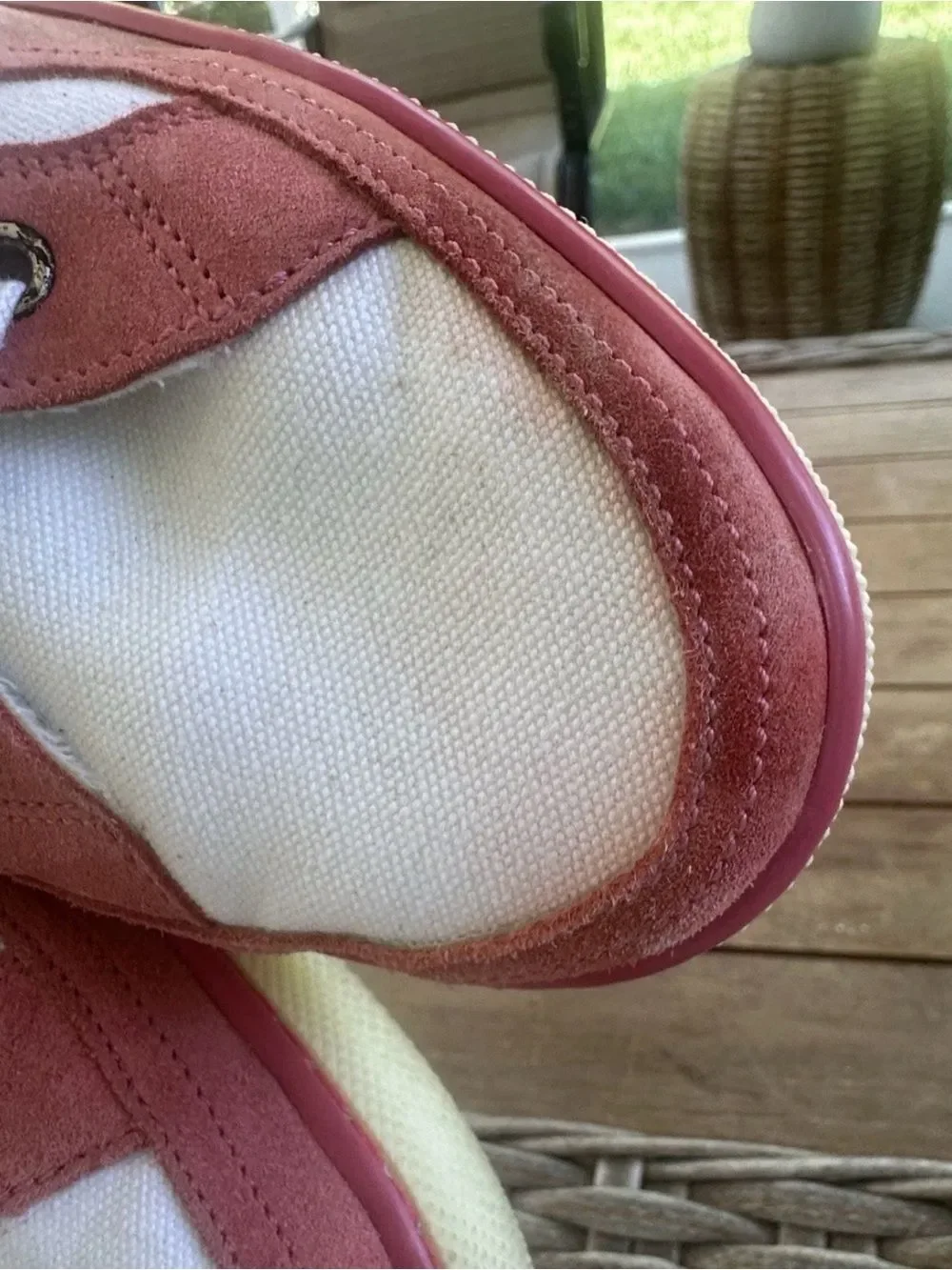 Camel Suede & Canvas 2008 Cruise Tennis Shoes 11.5